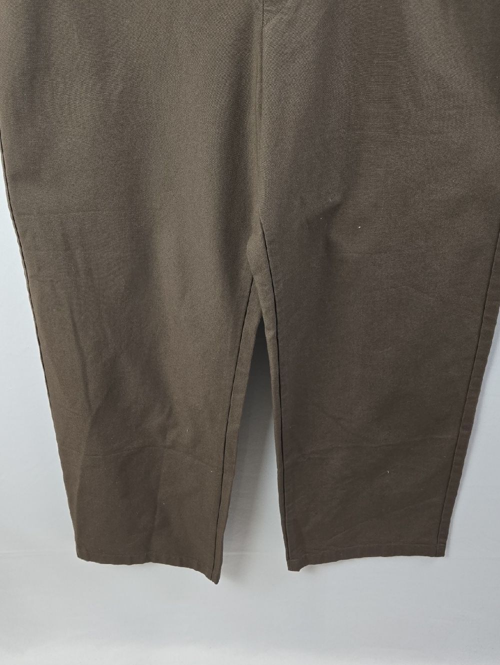 UNIQLO Men’s Wide-Leg Straight Pants Sz 32 Business Casual Chinos Euro Boho - Picture 3 of 9